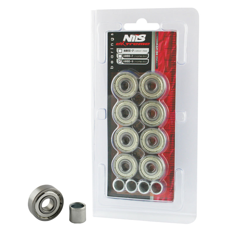 ABEC-9 CHROME LAGER (8 STK.) NILS EXTREME