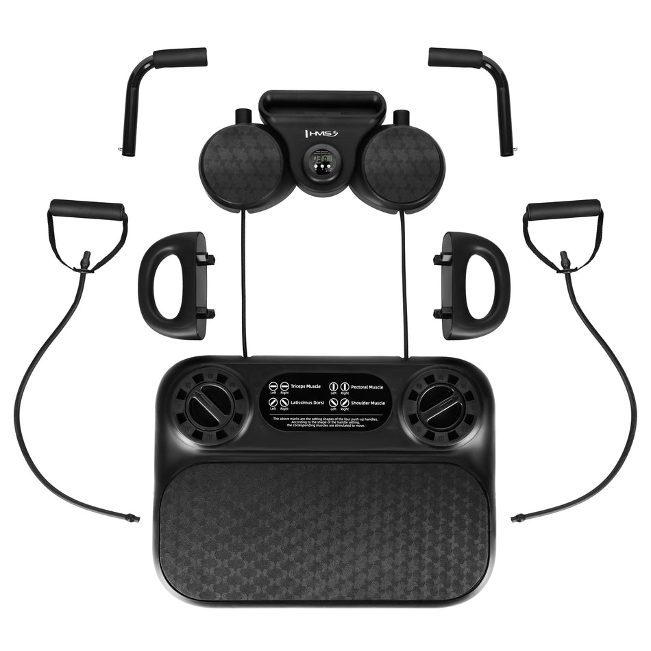 DBP01 MULTIFUNKTIONALES LIEGESTÜTZ & PLANK-BOARD MIT WIDERSTANDSBÄNDERN HMS