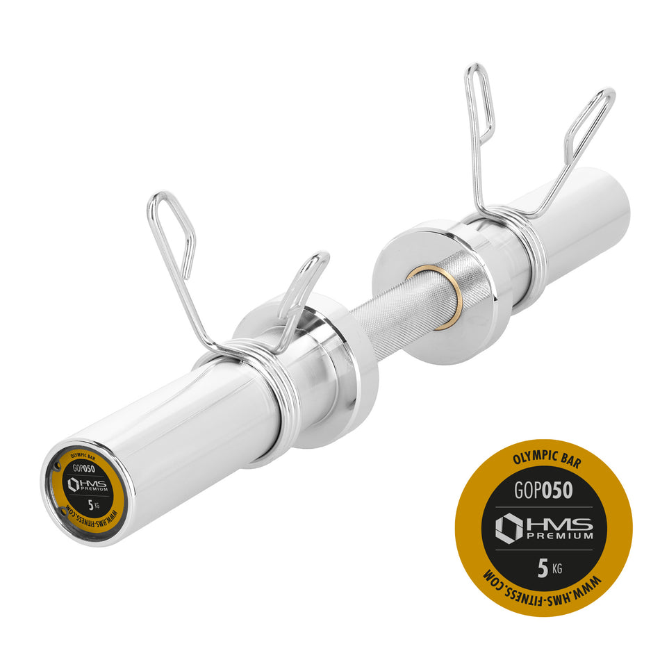 GOP050 KURZE HANTELSTANGE 5 KG 50 CM HMS