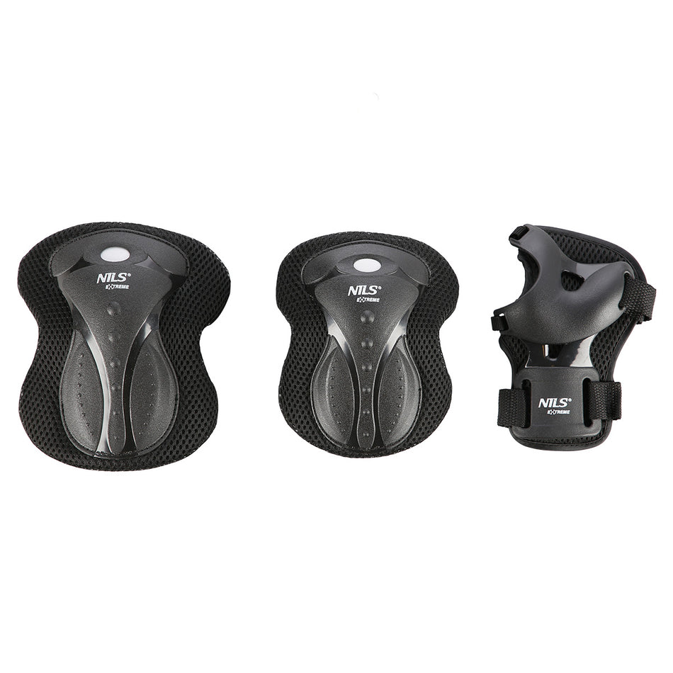 H8334 SCHWARZ GRÖßE L SET MIT SCHÜTZERN NILS EXTREME