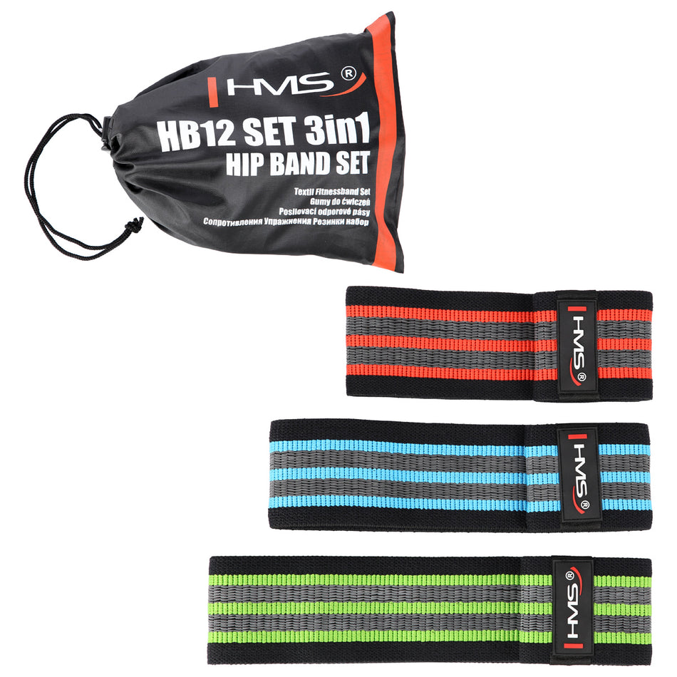 HB12 SET 3-IN-1 HIP BANDS HMS