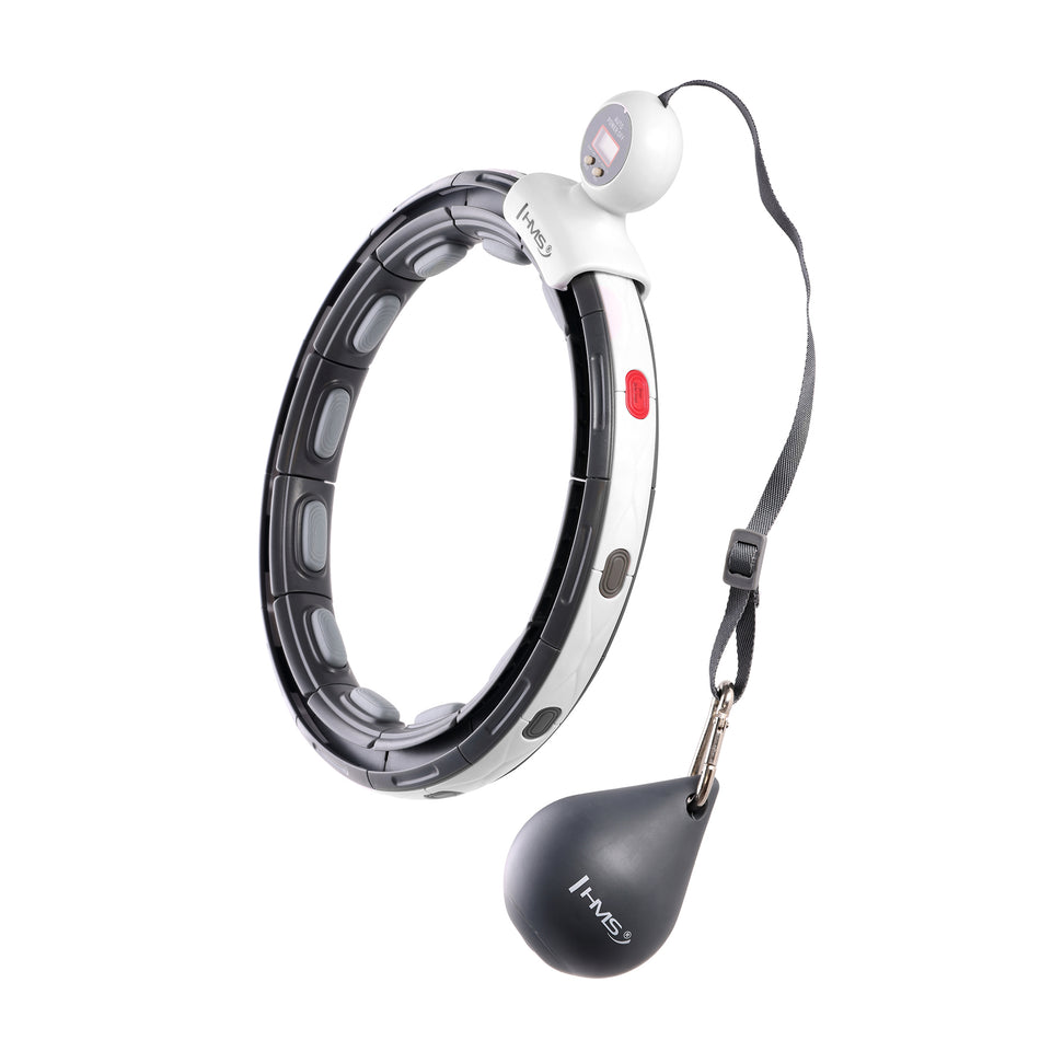 HHM15 HULA HOOP SCHWARZ MIT MAGNET, GEWICHT UND ZÄHLER HMS