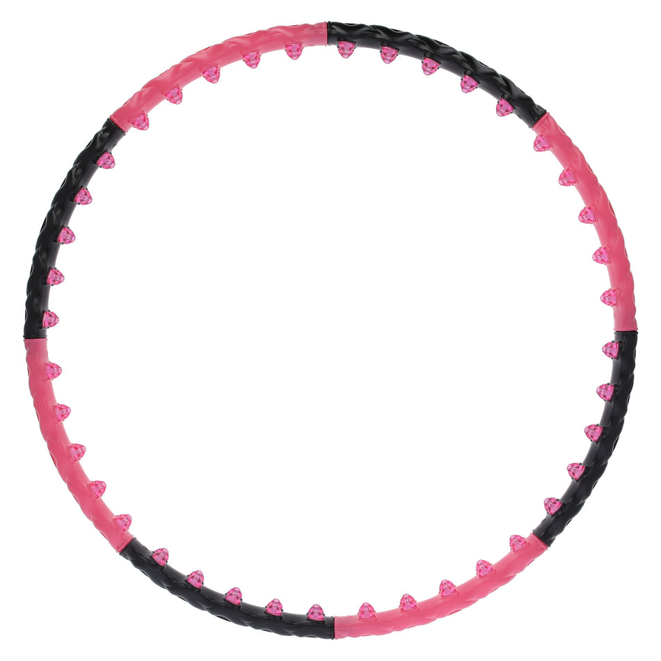 HHP024 PINK-BLACK HULA HOOP REIFEN 1,6 KG 110 CM HMS