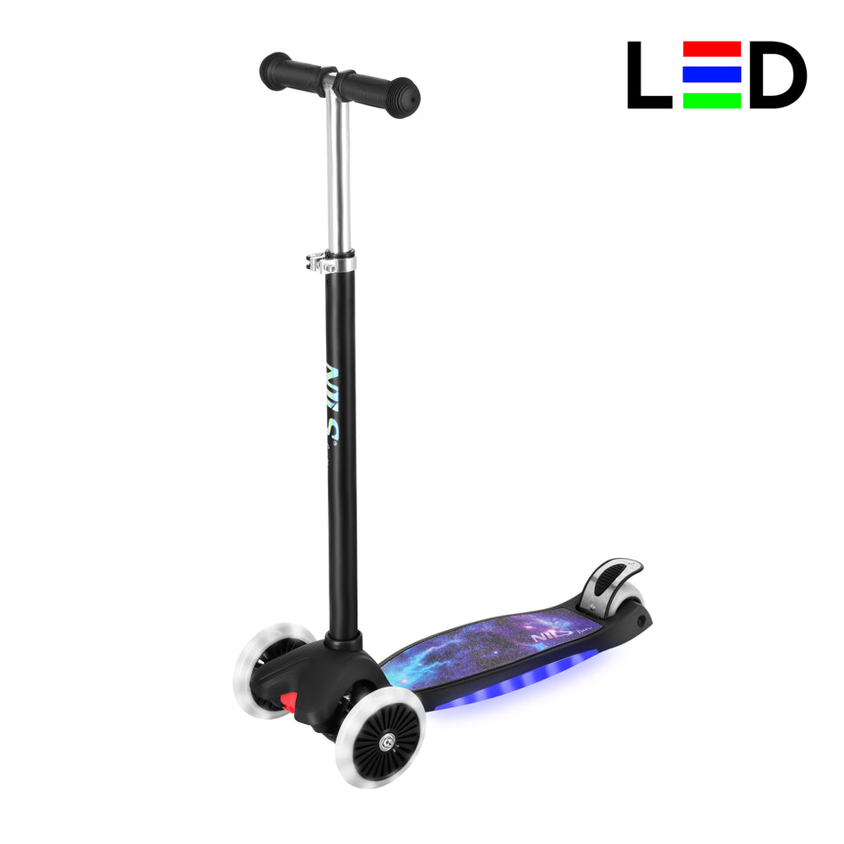 HLB1310 LED KINDER-SCOOTER SCHWARZ NILS FUN