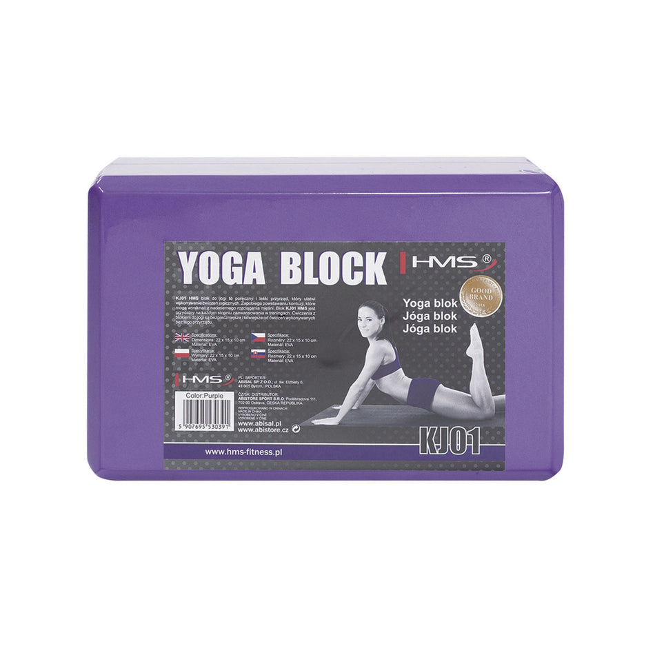 KJ01 PURPLE YOGA-BLOCK HMS