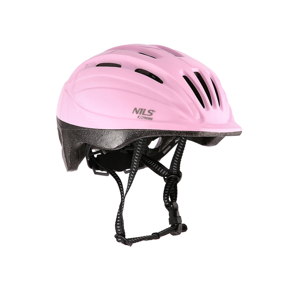 MTV62J ROSA GRÖßE M (52-56CM) KINDERHELM NILS EXTREME