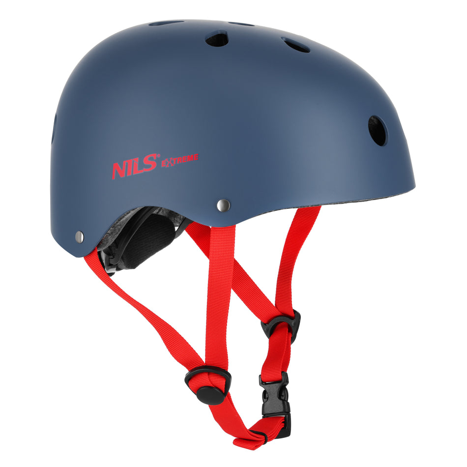 MTW001-1 FAHRRADHELM GRAU-ROT GR. S (52–56 CM) NILS EXTREME
