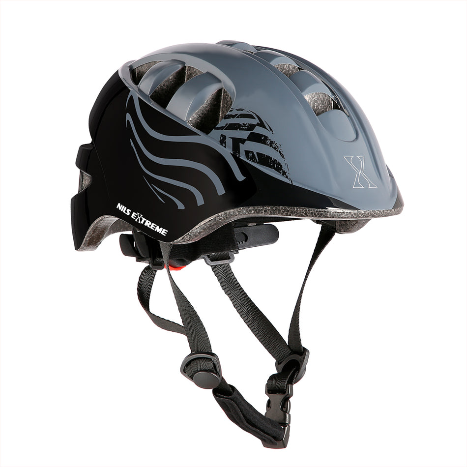 MTW08 SCHWARZ GRÖßE XS (48-55 CM) HELM FÜR KINDER NILS EXTEREME