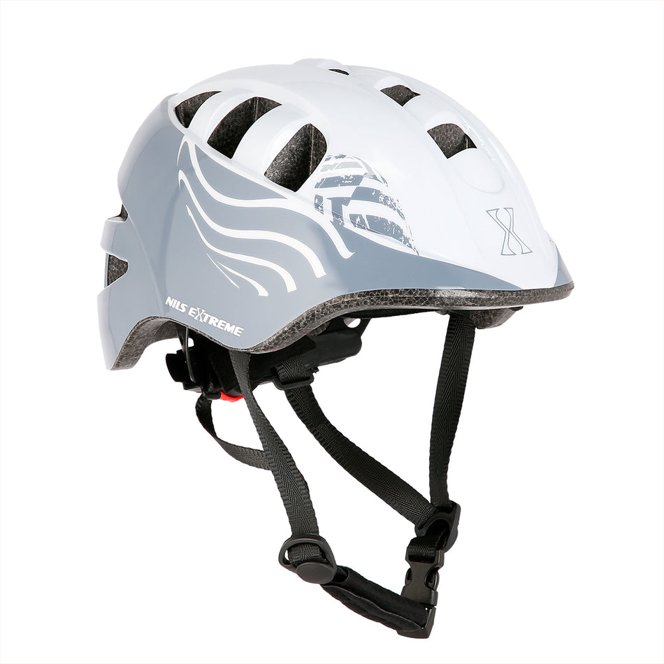 MTW08 GRAU GRÖßE XS (48-55CM) HELM FÜR KINDER NILS EXTEREME