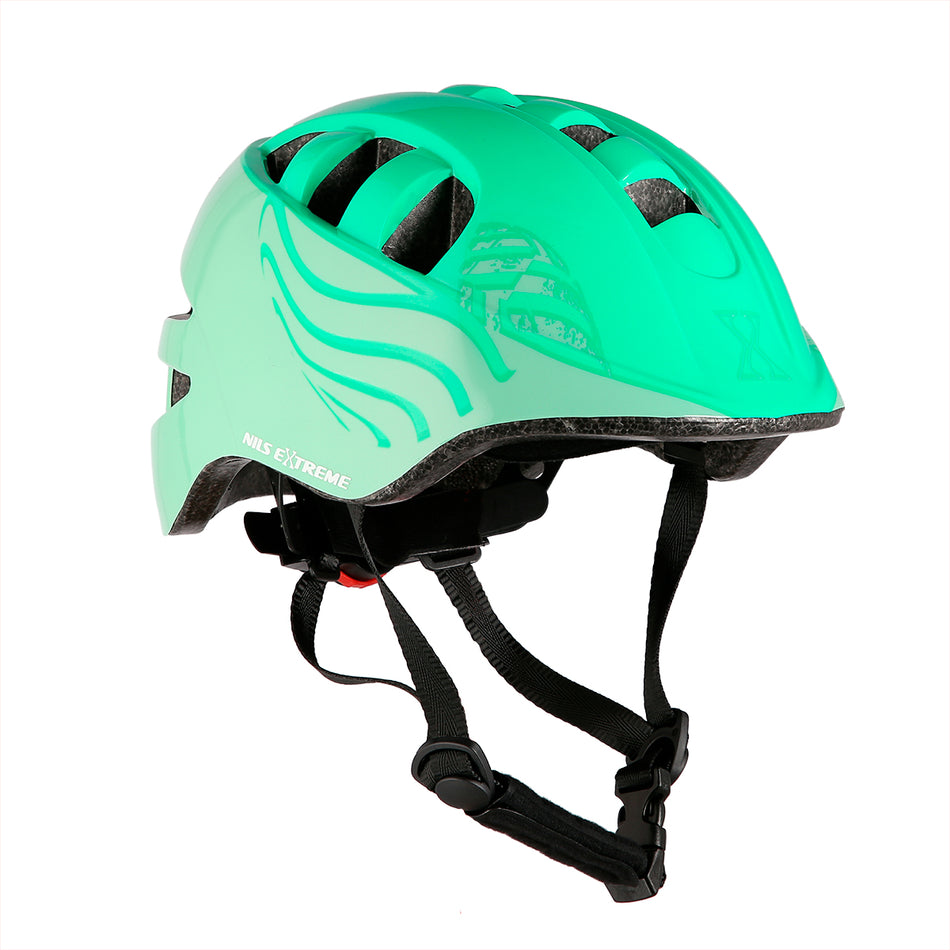 MTW08 GRÜN GRÖßE S (51-57 CM) HELM FÜR KINDER NILS EXTEREME