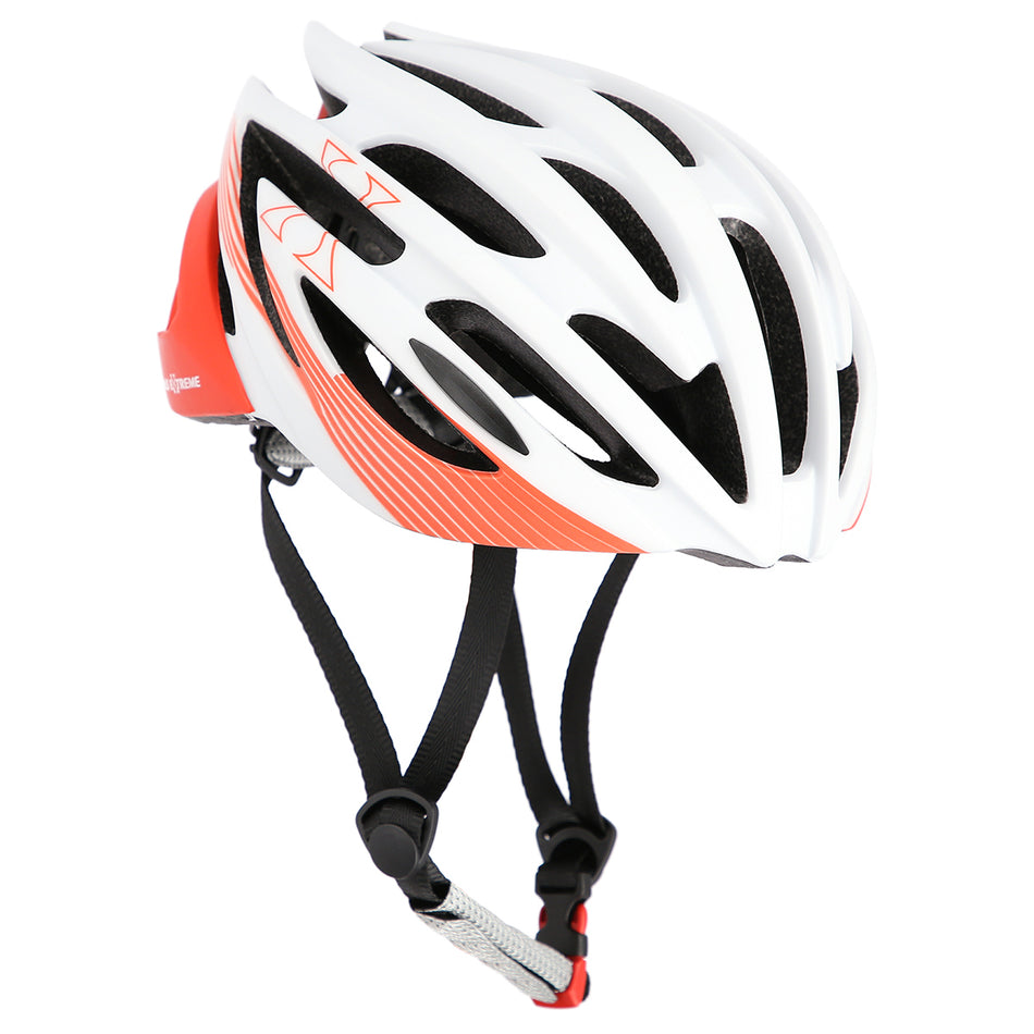 MTW24 WEIß-ROT GRÖßE M (53-58 cm) HELM NILS EXTREME