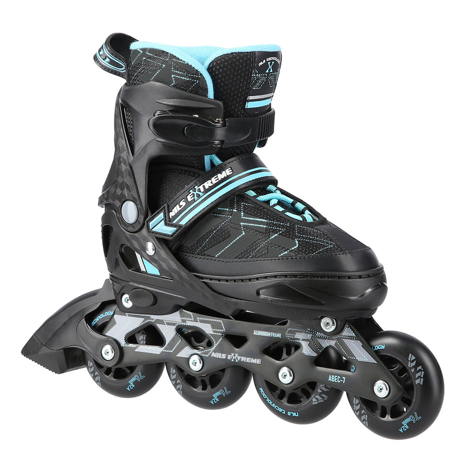 NA11002 SCHWARZ/BLAU GRÖßE S (31-34) INLINER NILS EXTREME