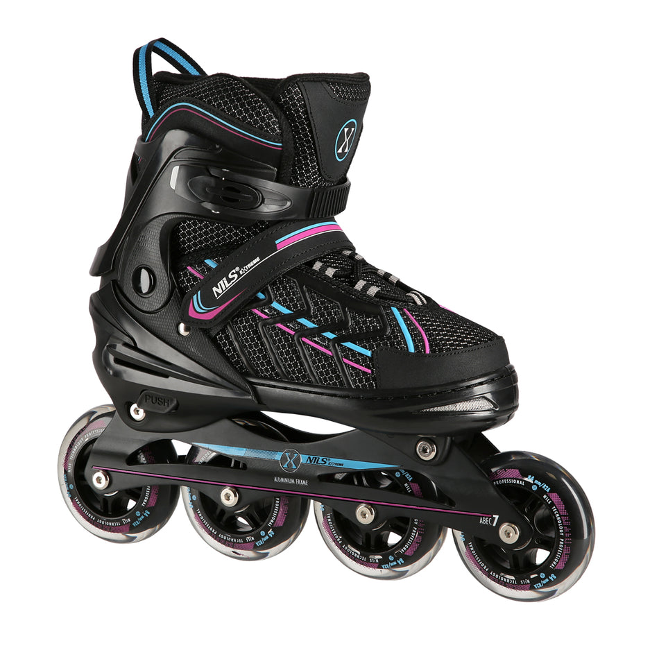 NA1128 SCHWARZ-VIOLETT GRÖßE L (39-42) INLINER NILS EXTREME