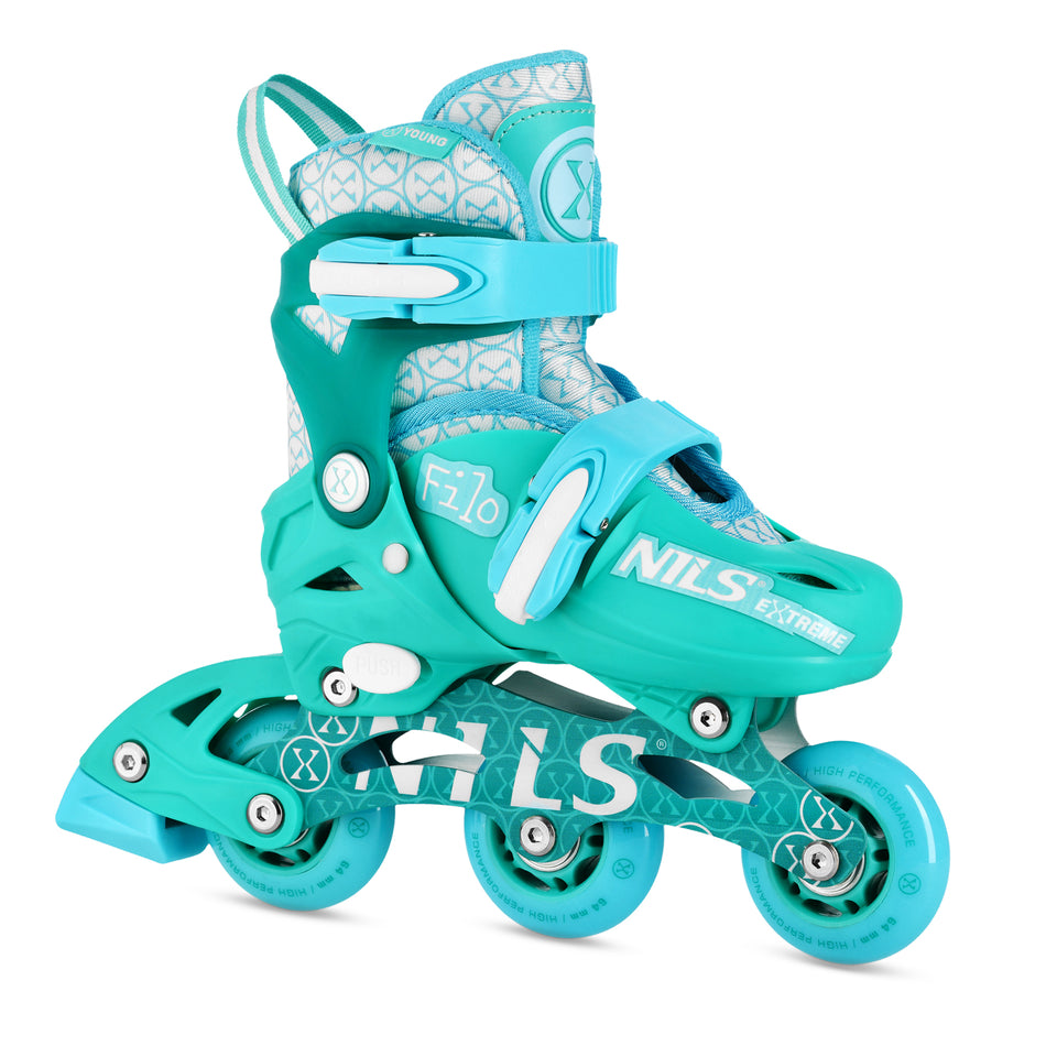 NA13102 INLINE-SKATES FILO TURKIS GR. XS (26–29) NILS EXTREME