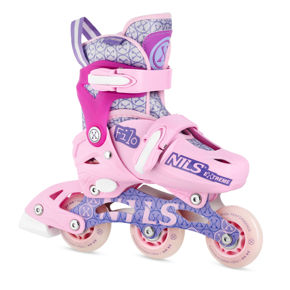 NA13102 INLINE-SKATES FILO ROSA GR. XS (26–29) NILS EXTREME