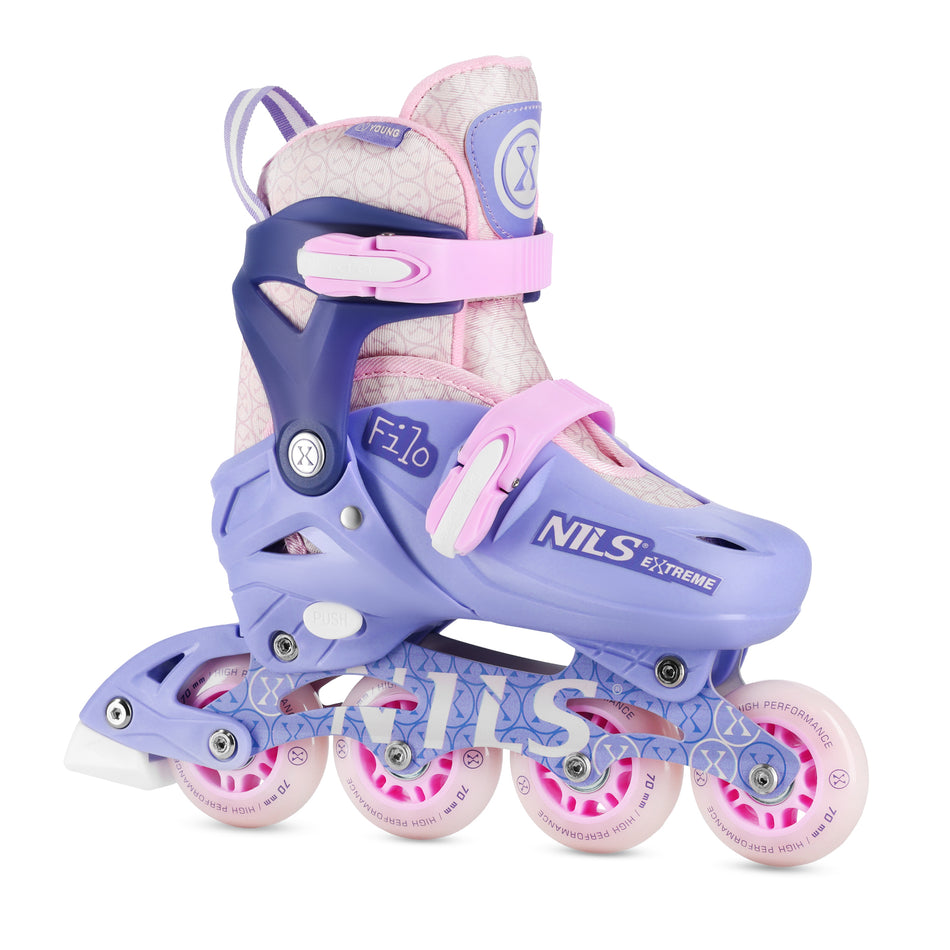 NA13102 INLINE-SKATES FILO LILA GR. S (30–33) NILS EXTREME