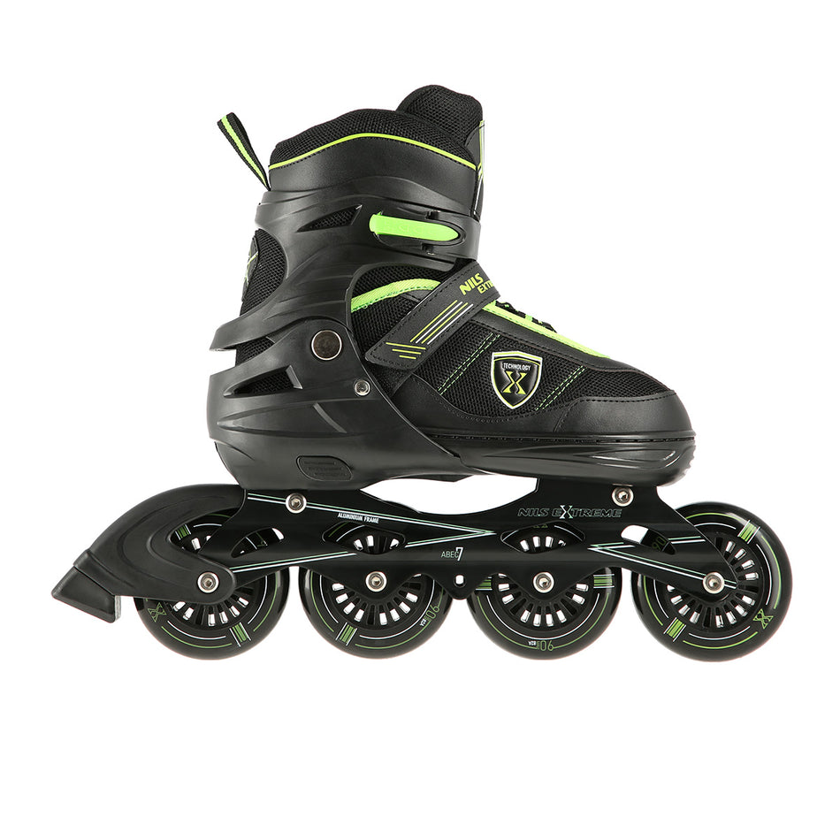 NA19088 SCHWARZ-GRÜN GRÖßE L (39-42) INLINER NILS EXTREME