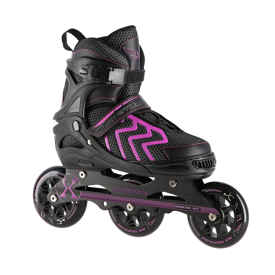 NA19318 SCHWARZ-VIOLETT GRÖßE M (35-38) INLINER NILS EXTREME