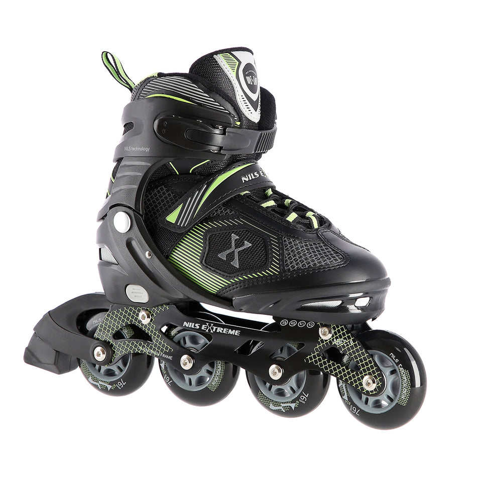 NA9080 SCHWARZ/GRÜN GRÖßE S (31-34) INLINER NILS EXTREME