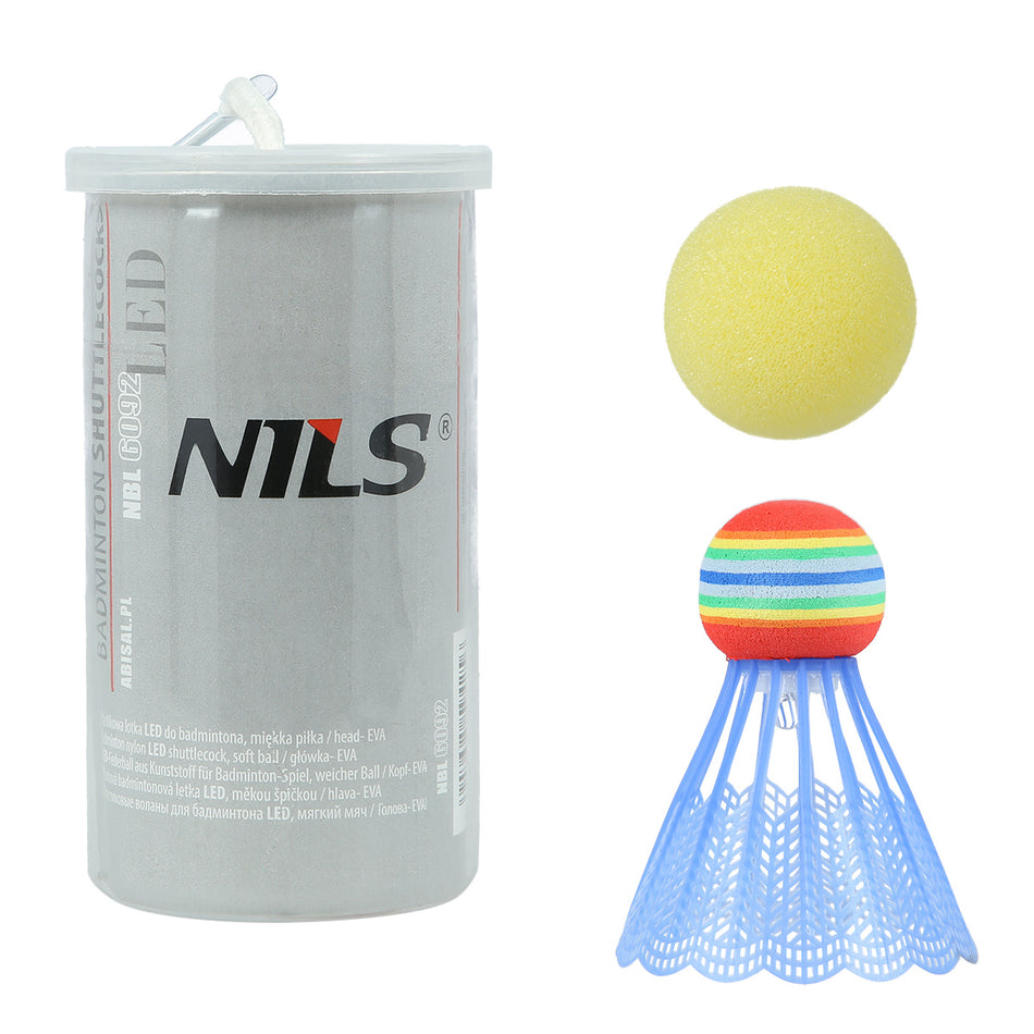 NBL6092 BADMINTONBALL NYLON LED 1 ST. MIT BALL NILS