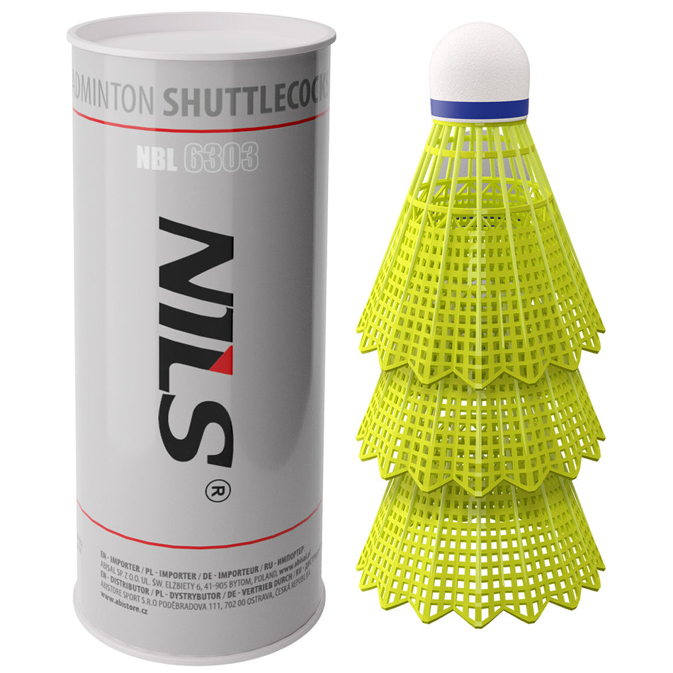 NBL6303 BADMINTONBÄLLE NYLON  VERPACKUNG 3 ST. NILS