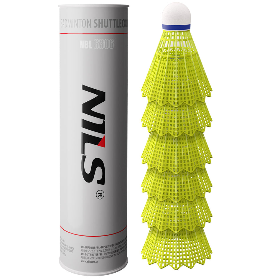 NBL6306 BADMINTONBÄLLE NYLON  VERPACKUNG 6 ST. NILS