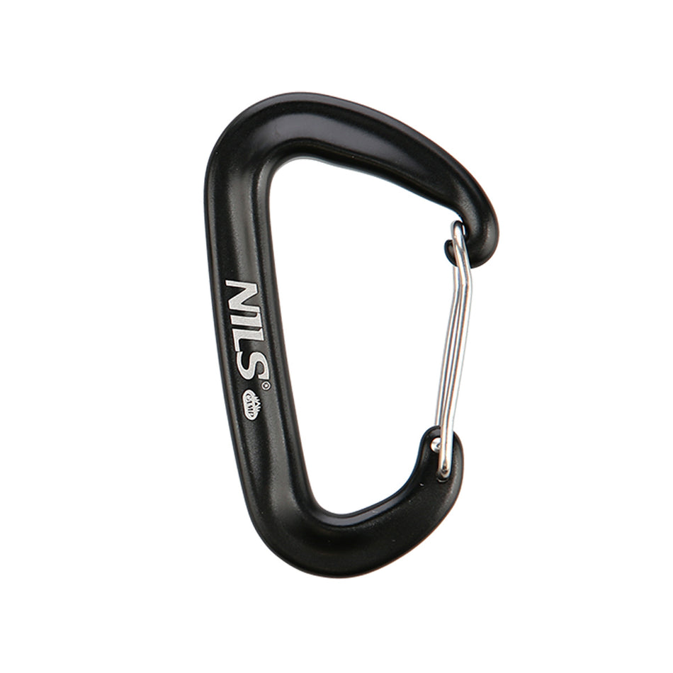 NC1707 SCHWARZ KARABINER 12KN NILS CAMP