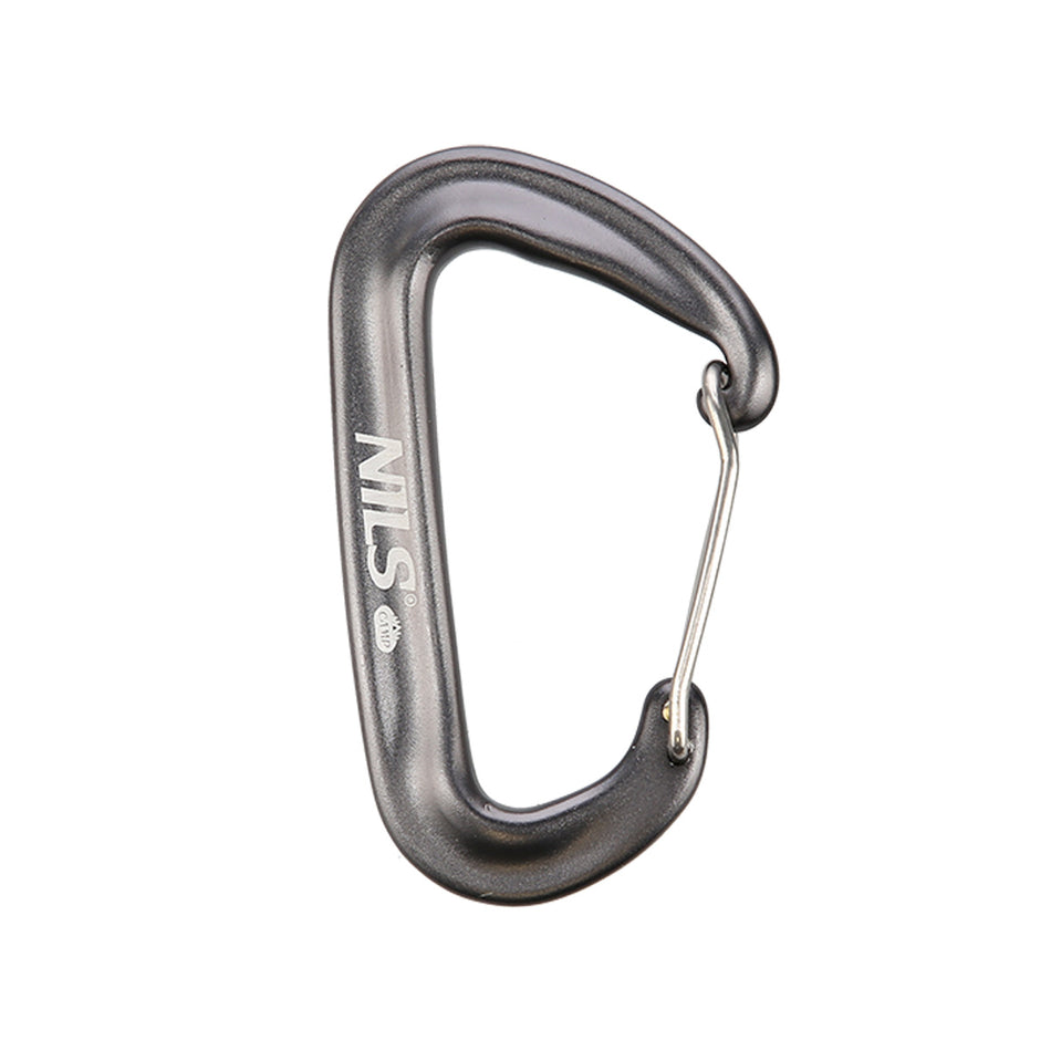NC1707 GRAU KARABINER 12KN NILS CAMP