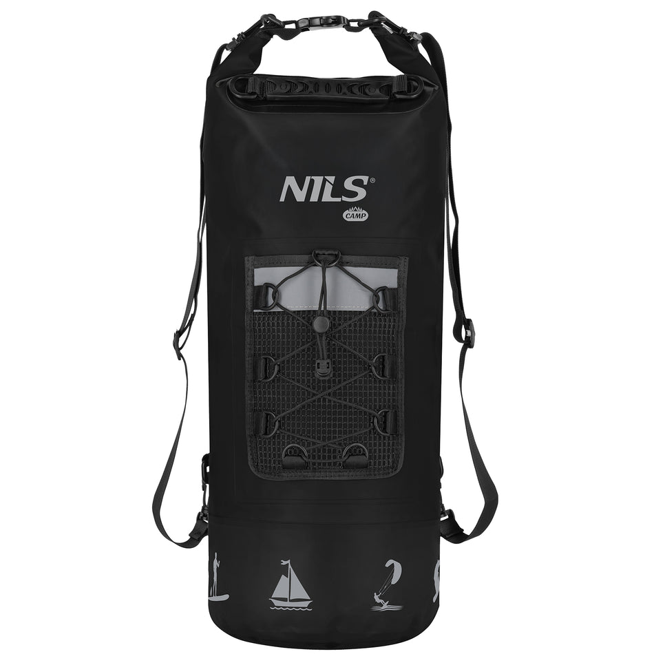 NC17108 WASSERDICHTER RUCKSACK 25 L SCHWARZ NILS CAMP