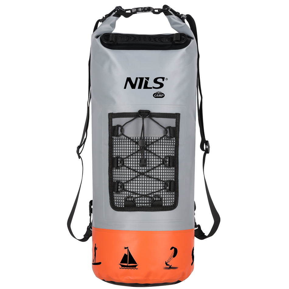 NC17108 WASSERDICHTER RUCKSACK 25 L ORANGE NILS CAMP