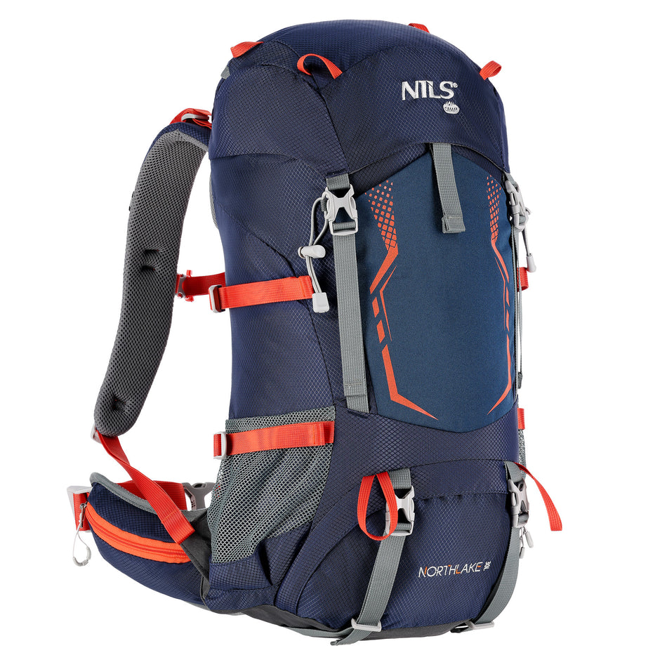 NC1993 TREKKINGRUCKSACK MARINEBLAU NORTHLAKE 30L+10 NILS CAMP