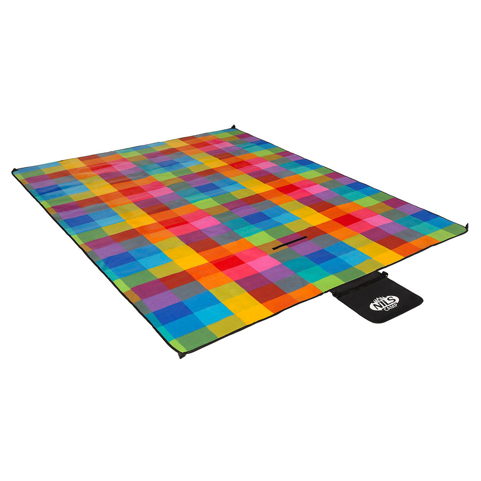 NC2221 PICKNICKDECKE MULTI 250x200 CM PE + ALU NILS CAMP