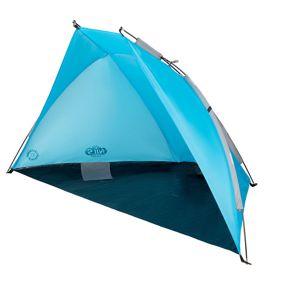 NC3039 STRANDZELT SELBST AUFKLAPPBAR BLAU 220x115x115 BODEN NILS CAMP