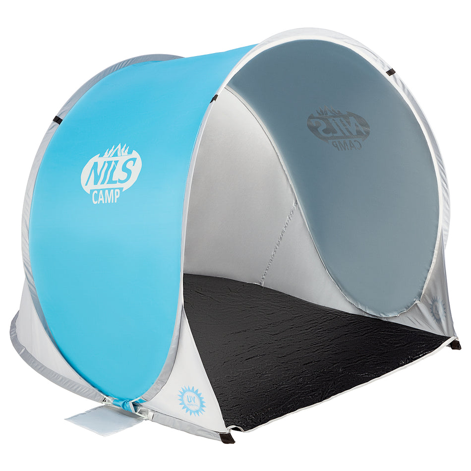 NC3173 STRANDZELT SELBSTAUFBAUEND BLAU-GRAU BODEN NILS CAMP