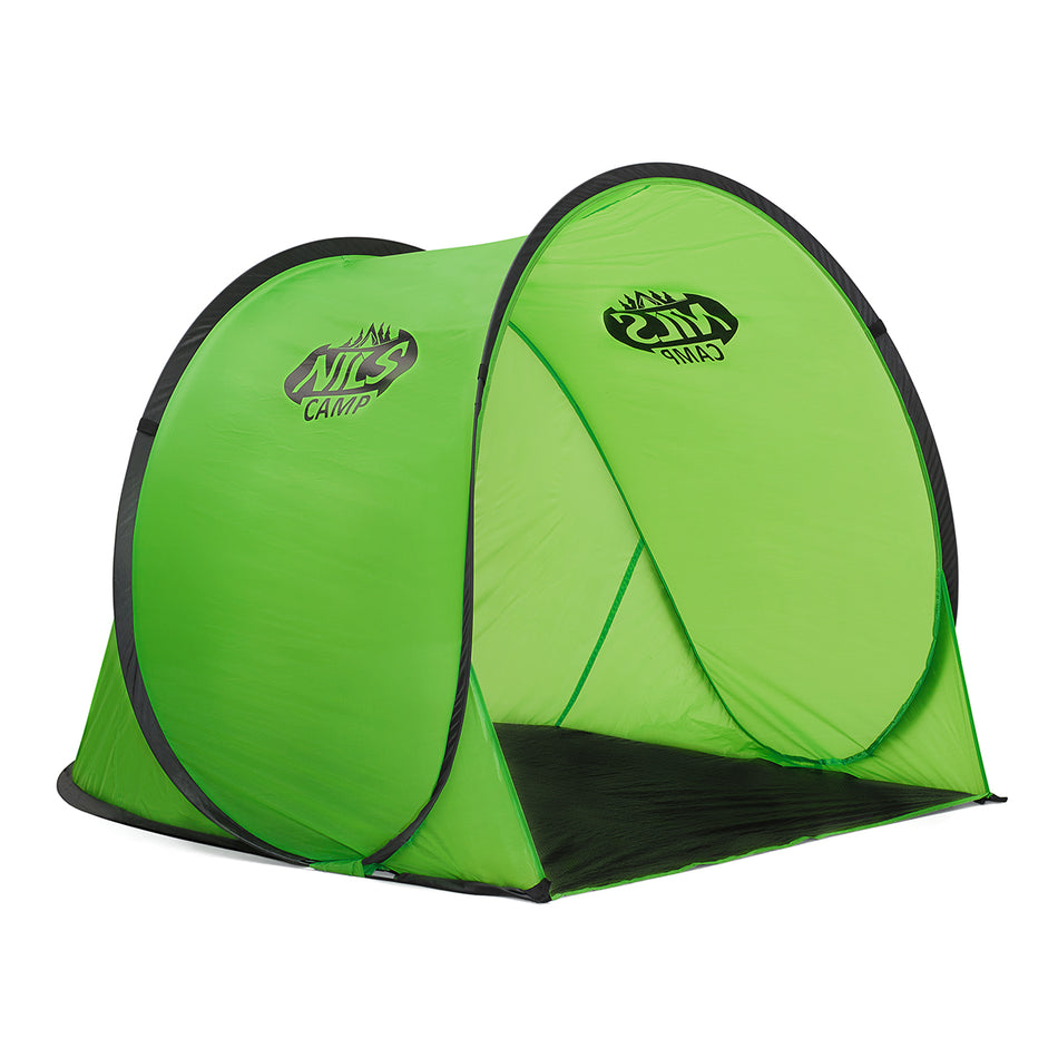 NC3173 STRANDZELT SELBSTAUFBAUEND GRÜN 140x110x110 BODEN NILS CAMP
