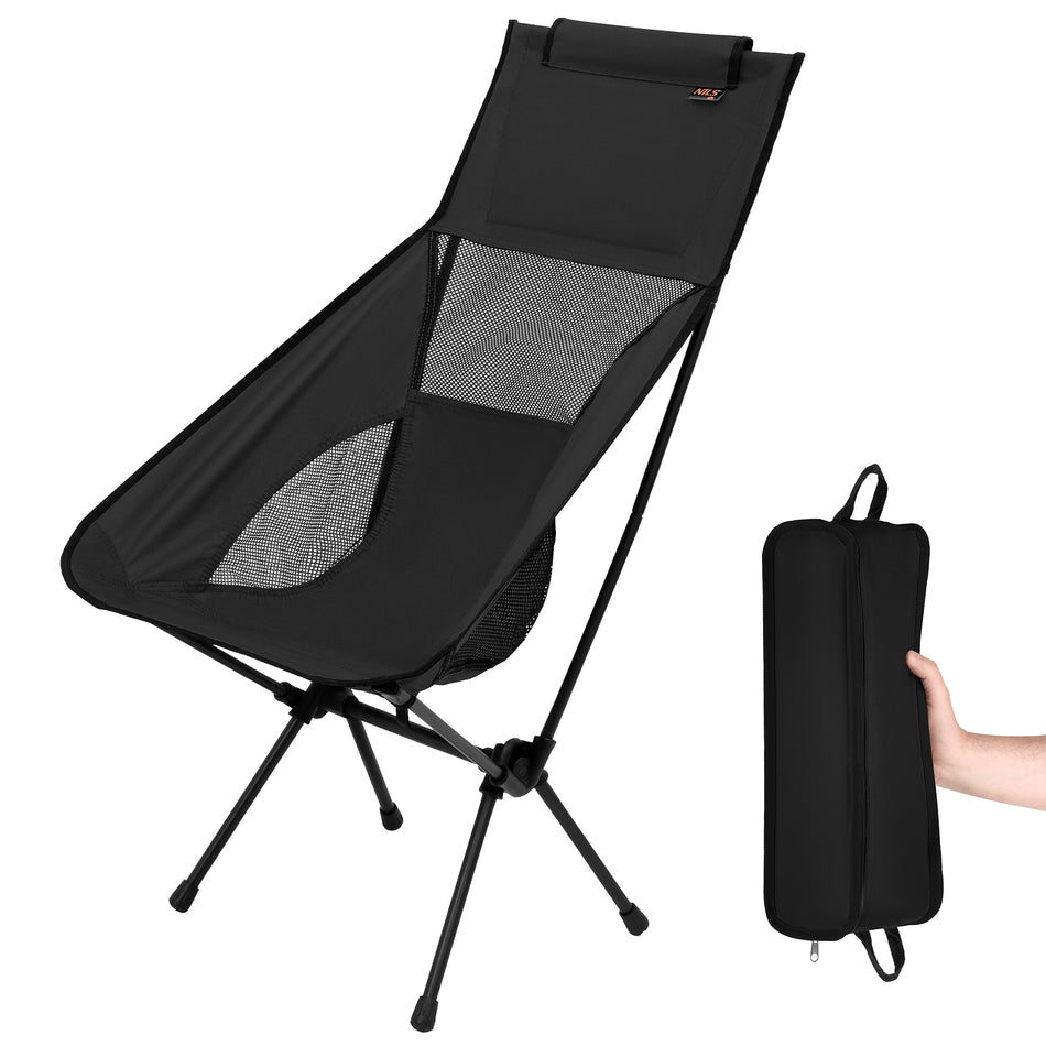 NC3321 FALTSTUHL ULTRA LIGHT BLACK NILS CAMP