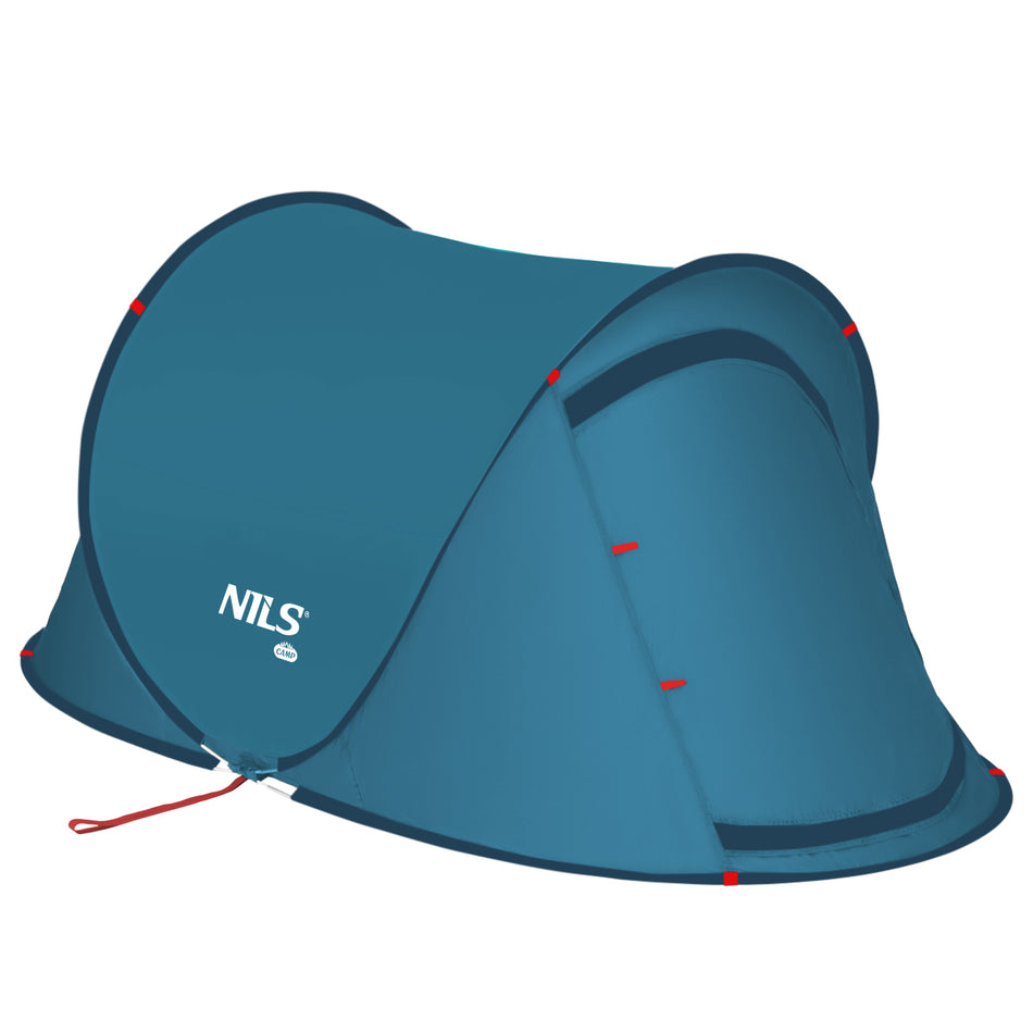 NC3743 CAMPINGZELT SELBSTAUFBAUEND BLAU NILS CAMP