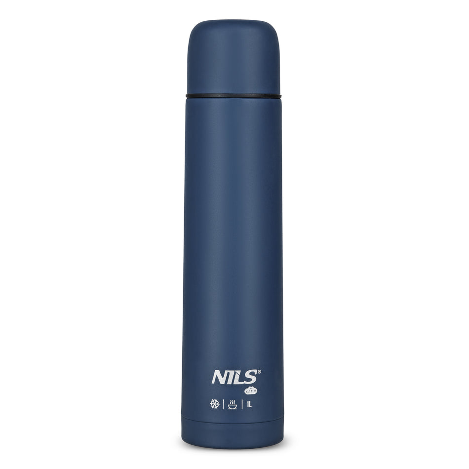 NC3804 TOUREN-THERMOSKANNE 1000 ML BLAU NILS CAMP