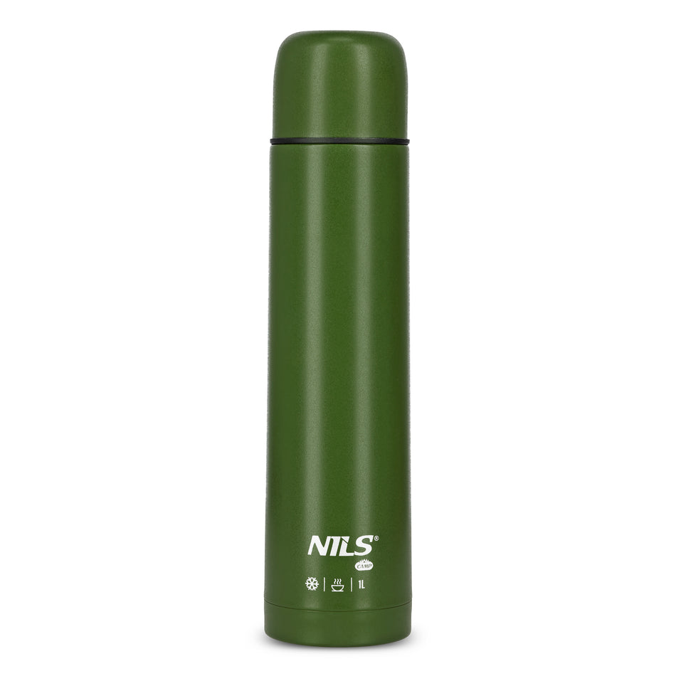 NC3804 TOURISTISCHE THERMOSKANNE 1000 ML GRÜN NILS CAMP