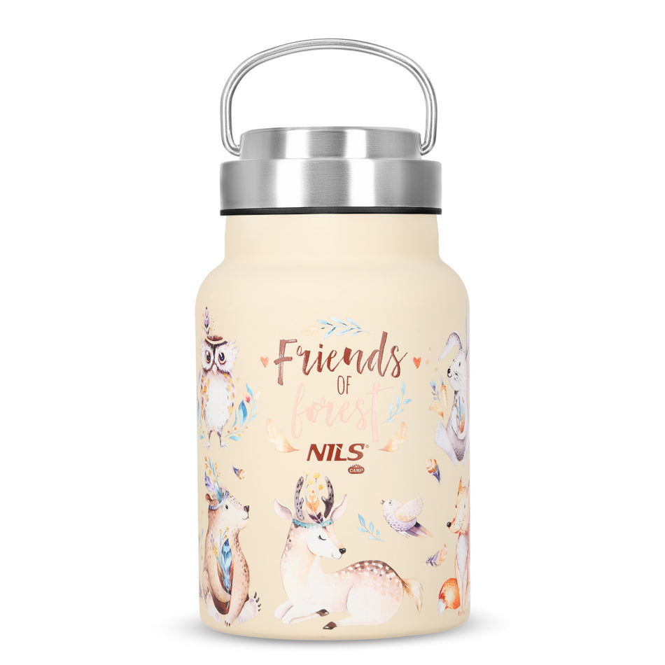 NC3806 WASSERFLASCHE 520 ML STAHL FOREST NILS CAMP