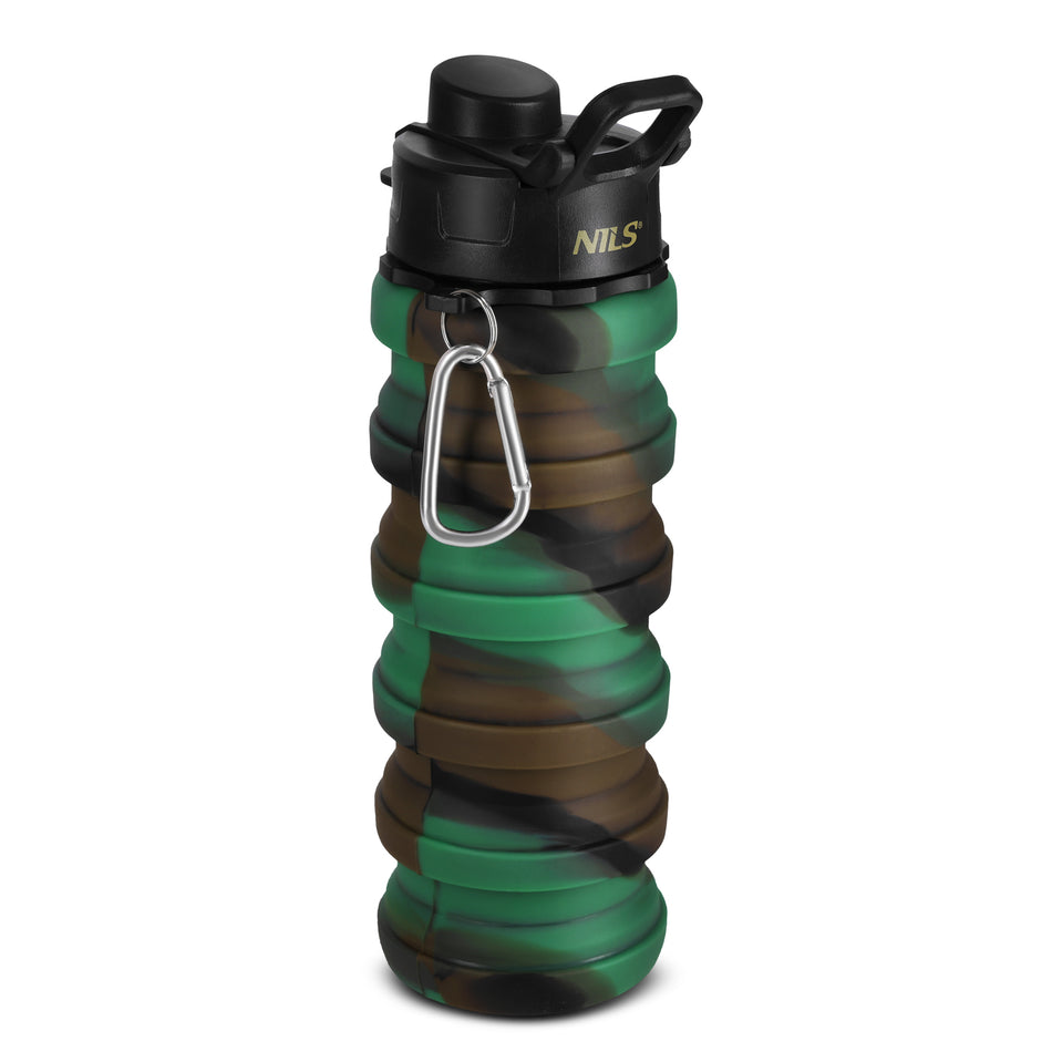 NC4106 SILIKON-TRINKFLASCHE, FALTBAR, 500 ML, GRÜN, NILS