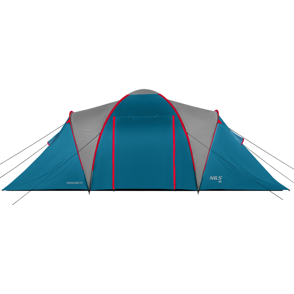 NC6431 CAMPINGZELT BLAU-HELLGRAU HIGHLAND IV NILS CAMP