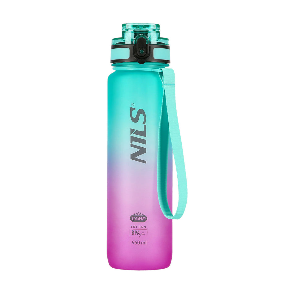 NCD04 GRÜN-ROSA TRINKFLASCHE TRITAN NILS CAMP