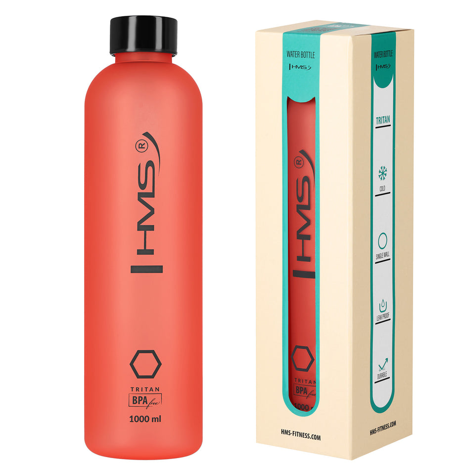 NCD61 TRINKFLASCHE TRITAN RED HMS