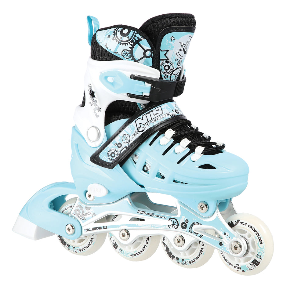 NH10905 4-IN-1 MINZGRÜN GRÖßE S (31-34) INLINER MIT DER AUSTAUSCHBAREN EISHOCKEY-KUFE NILS EXTREME