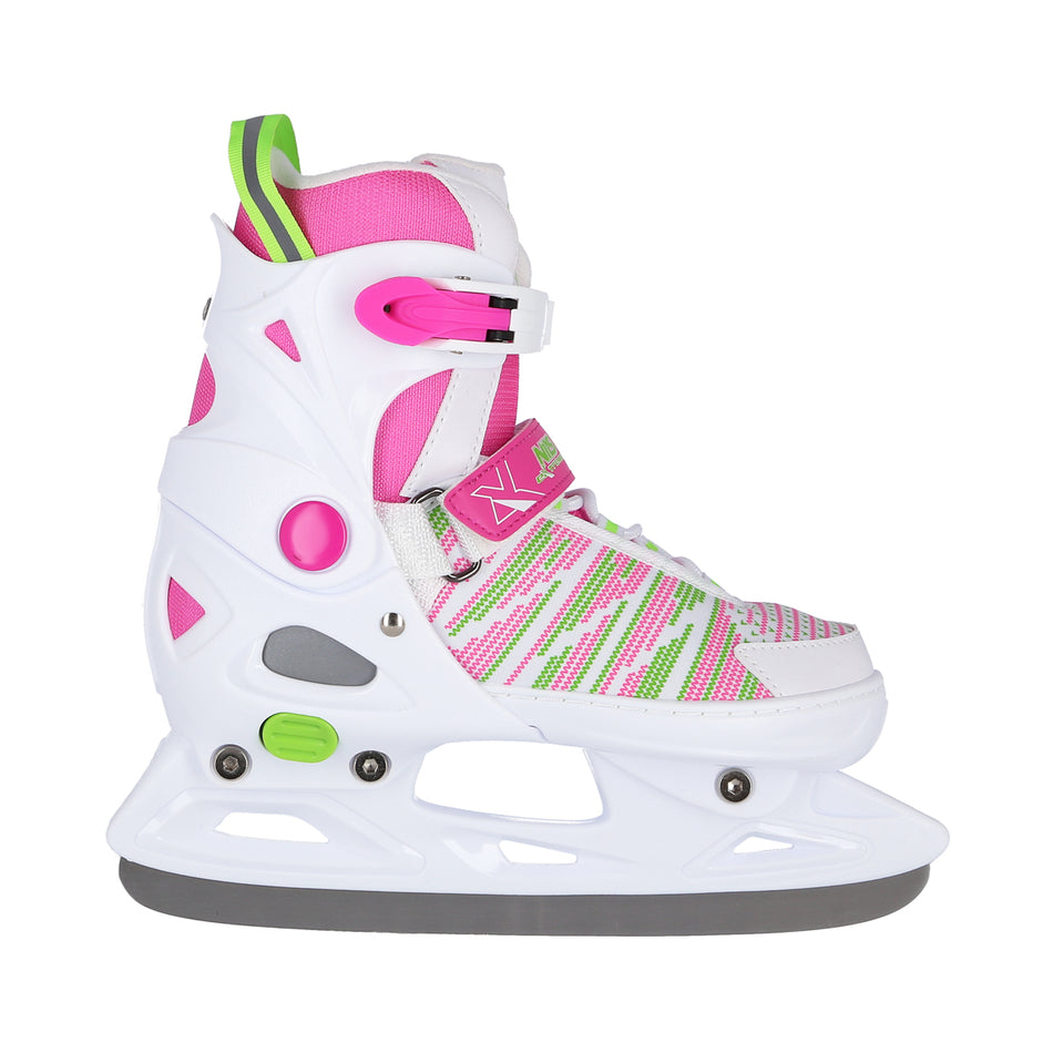 NH2255 A WEIß/ROSA L (40-43) HOCKEYSCHLITTSCHUHE NILS EXTREME