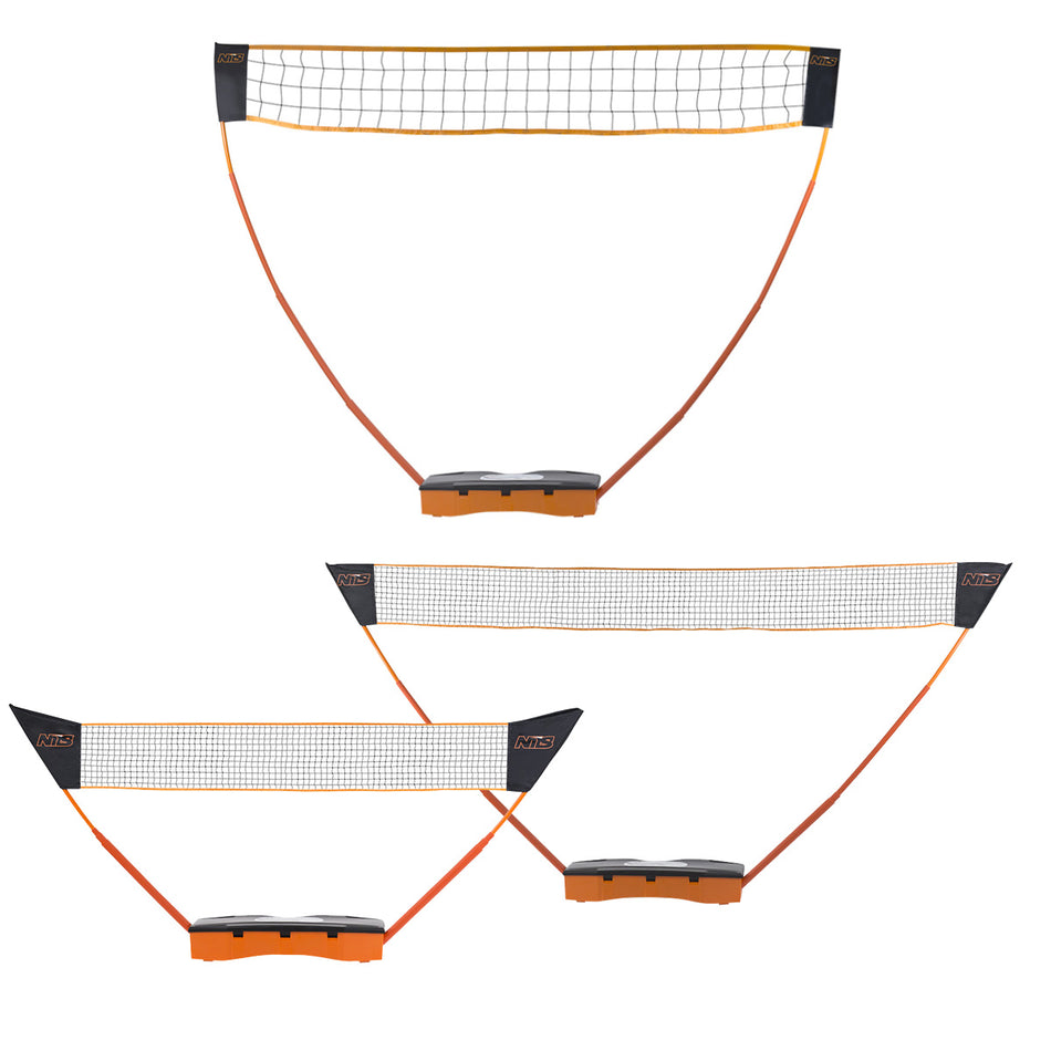 ZSB3 SET 3-in-1 BADMINTONNETZ + TENNISNETZ + VOLLEYBALLNETZ