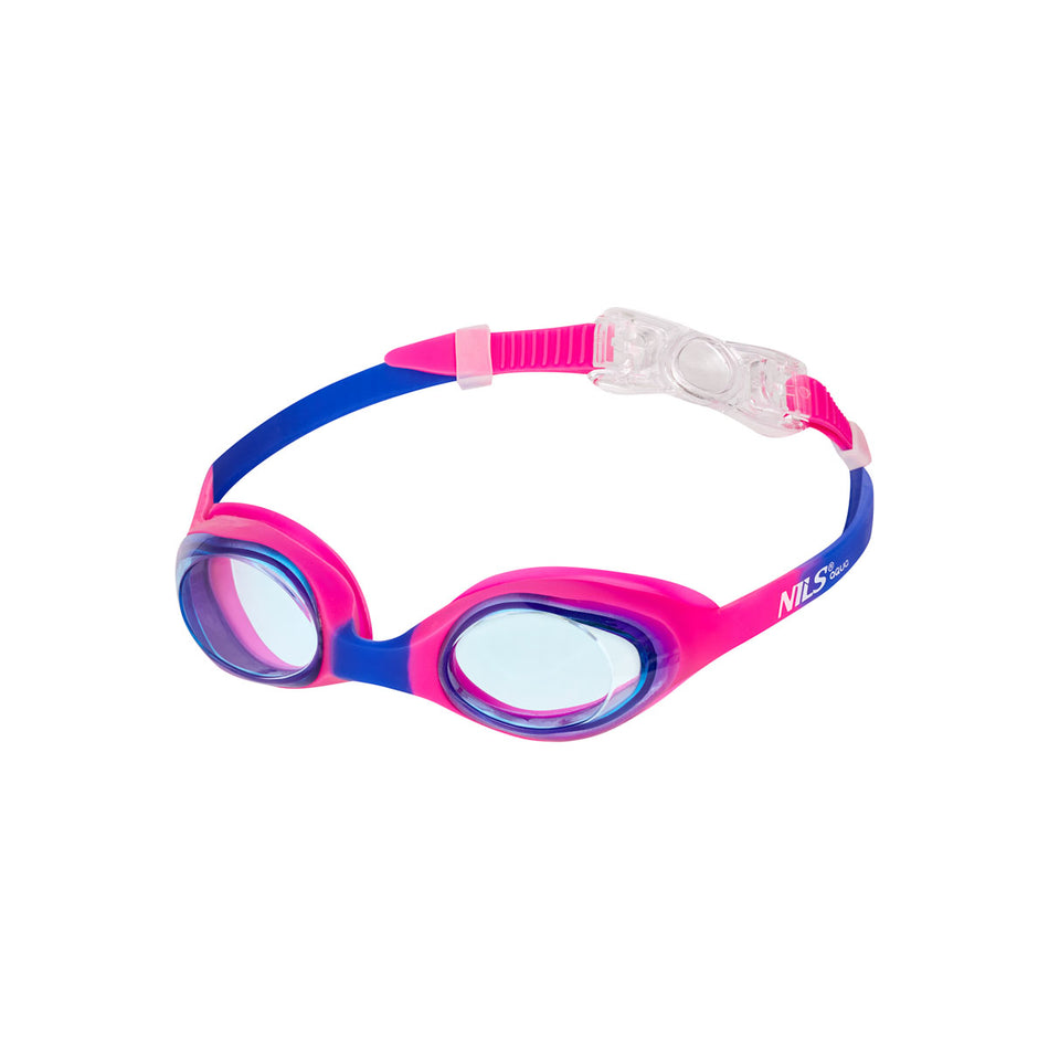 NQG170AF ROSA / BLAU SCHWIMMBRILLE FÜR KINDER NILS AQUA