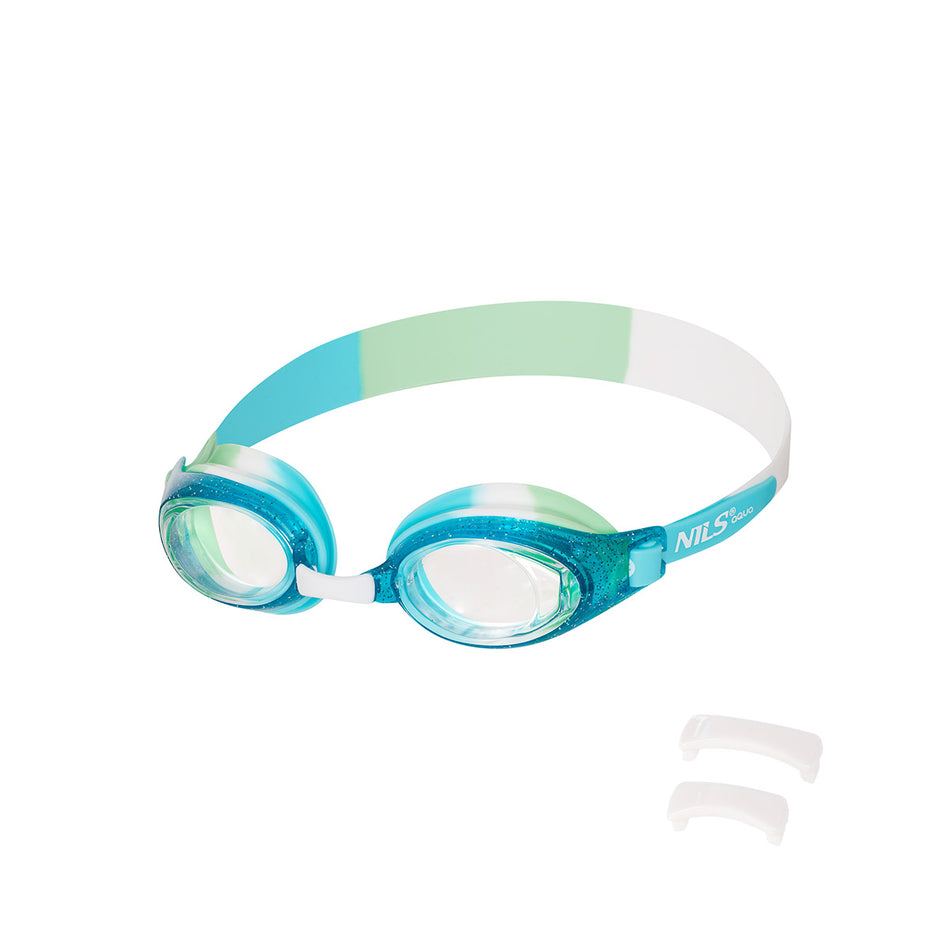 NQG870AF BLAU JUNIOR SCHWIMMBRILLE NILS AQUA