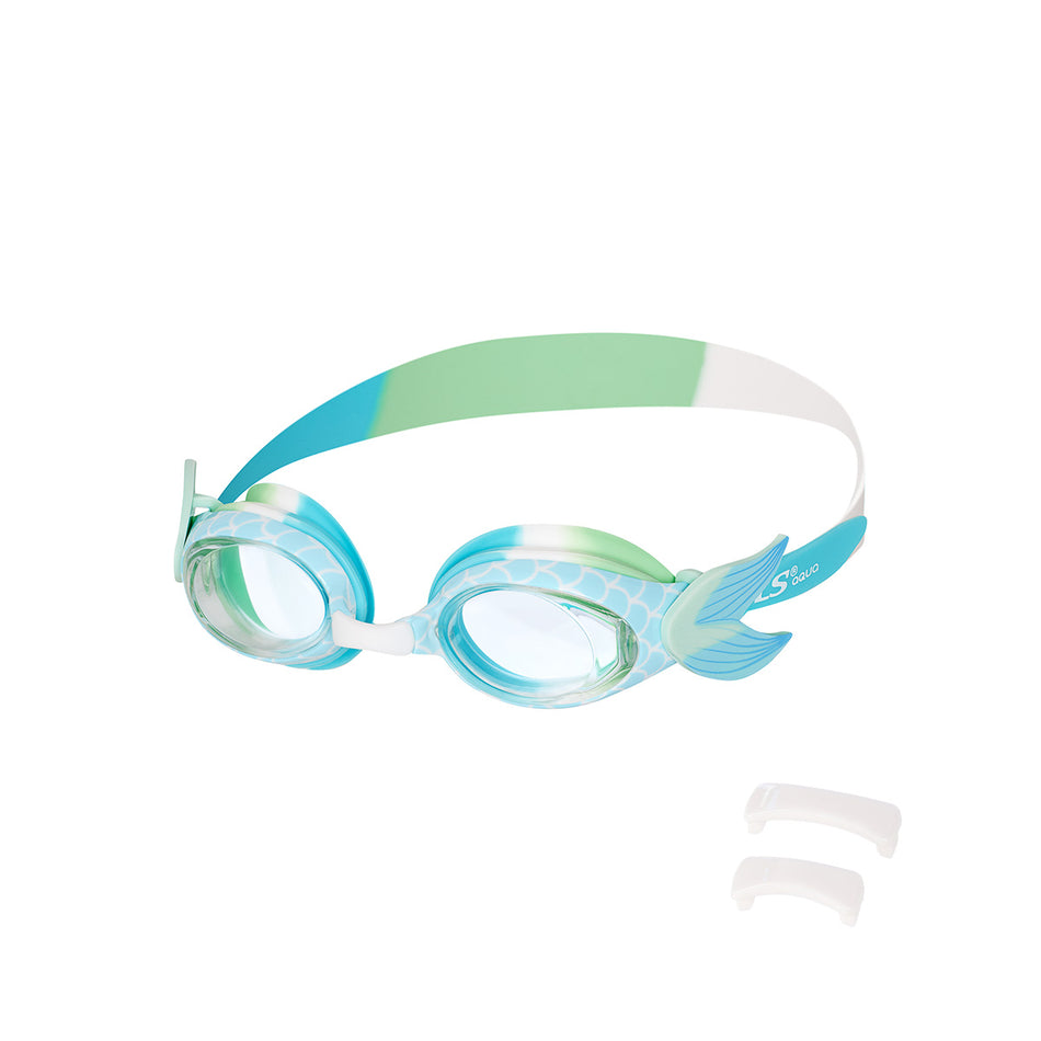 NQG870SAF BLAU MERMAID JUNIOR SCHWIMMBRILLE NILS AQUA
